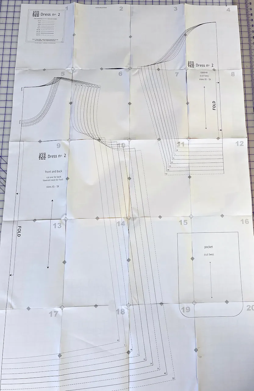 100 Acts of Sewing: Dress No. 2 - PDF Sewing Pattern