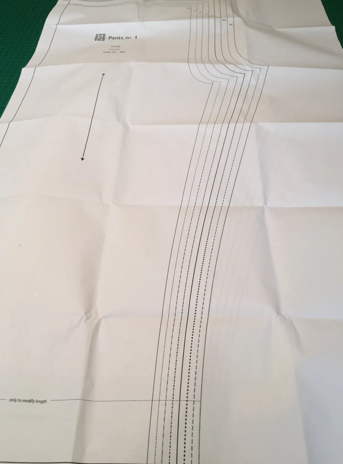 100 Acts of Sewing: Pants No. 1 - Print Sewing Pattern