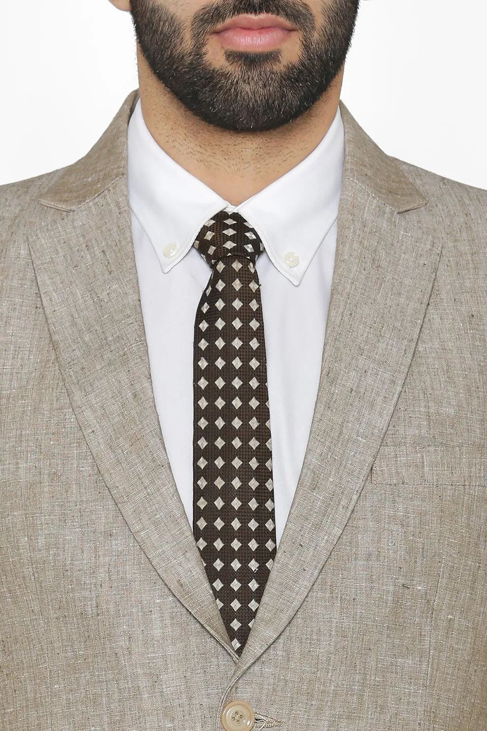 100% Pure Linen by Linen Club Grey Suit