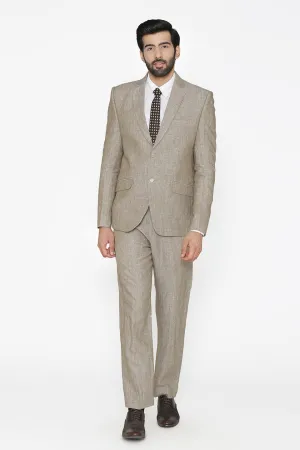 100% Pure Linen by Linen Club Grey Suit