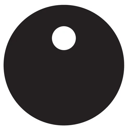 10mm Dot Circle Charms - 10 Pairs