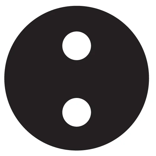 10mm Dot Circle Charms - 10 Pairs