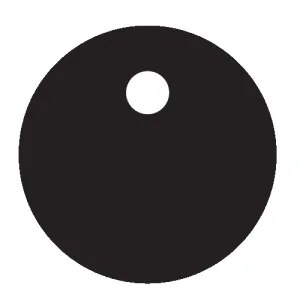 12mm Dot Circle Charms - 10 Pairs