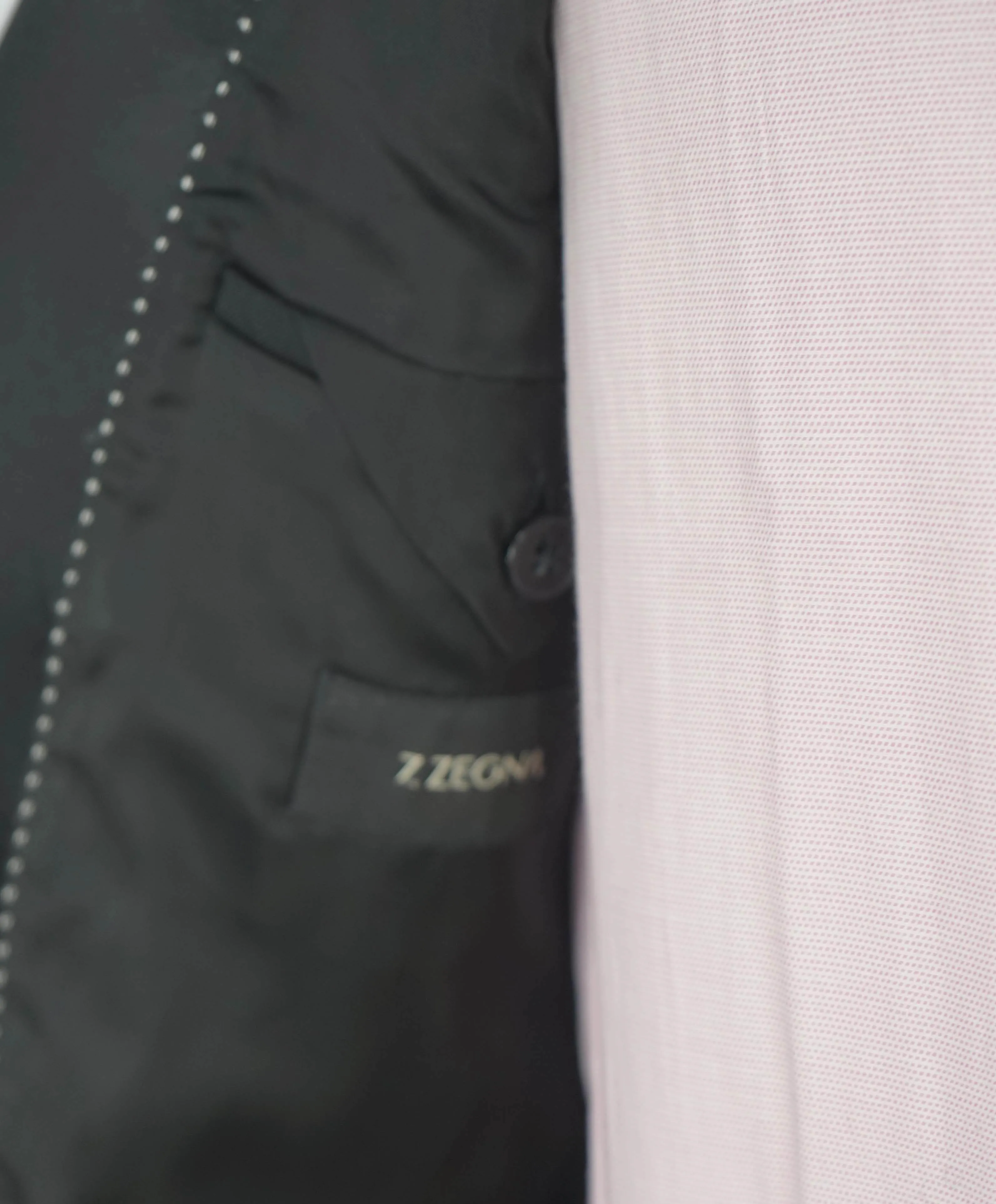 $1,570 Z ZEGNA - Black Peak Lapel 1-Button 2-Piece Tuxedo - 40R