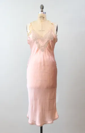 1930s LADY ESTER deadstock slip dress nightgown | new winter