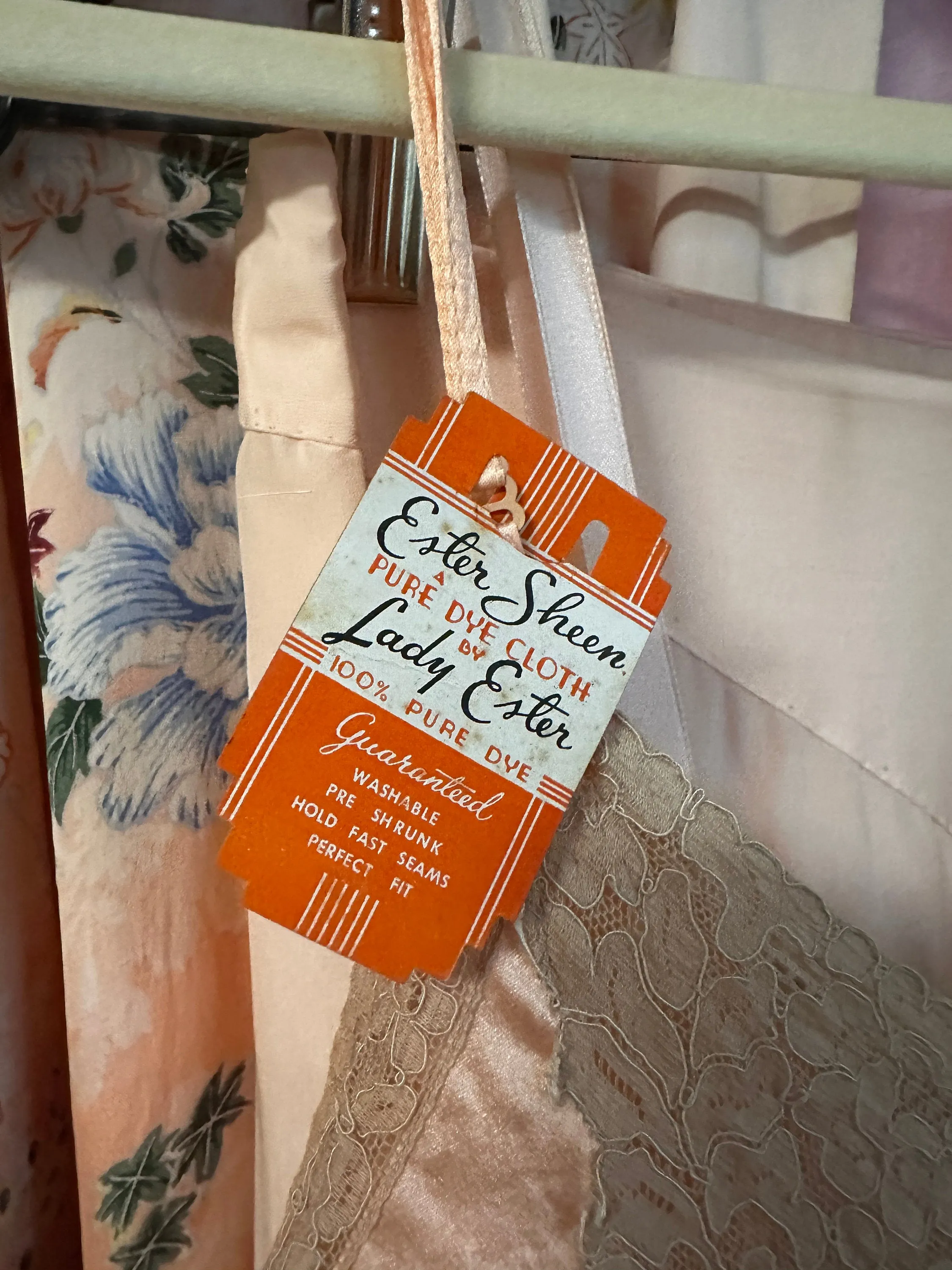 1930s LADY ESTER deadstock slip dress nightgown | new winter
