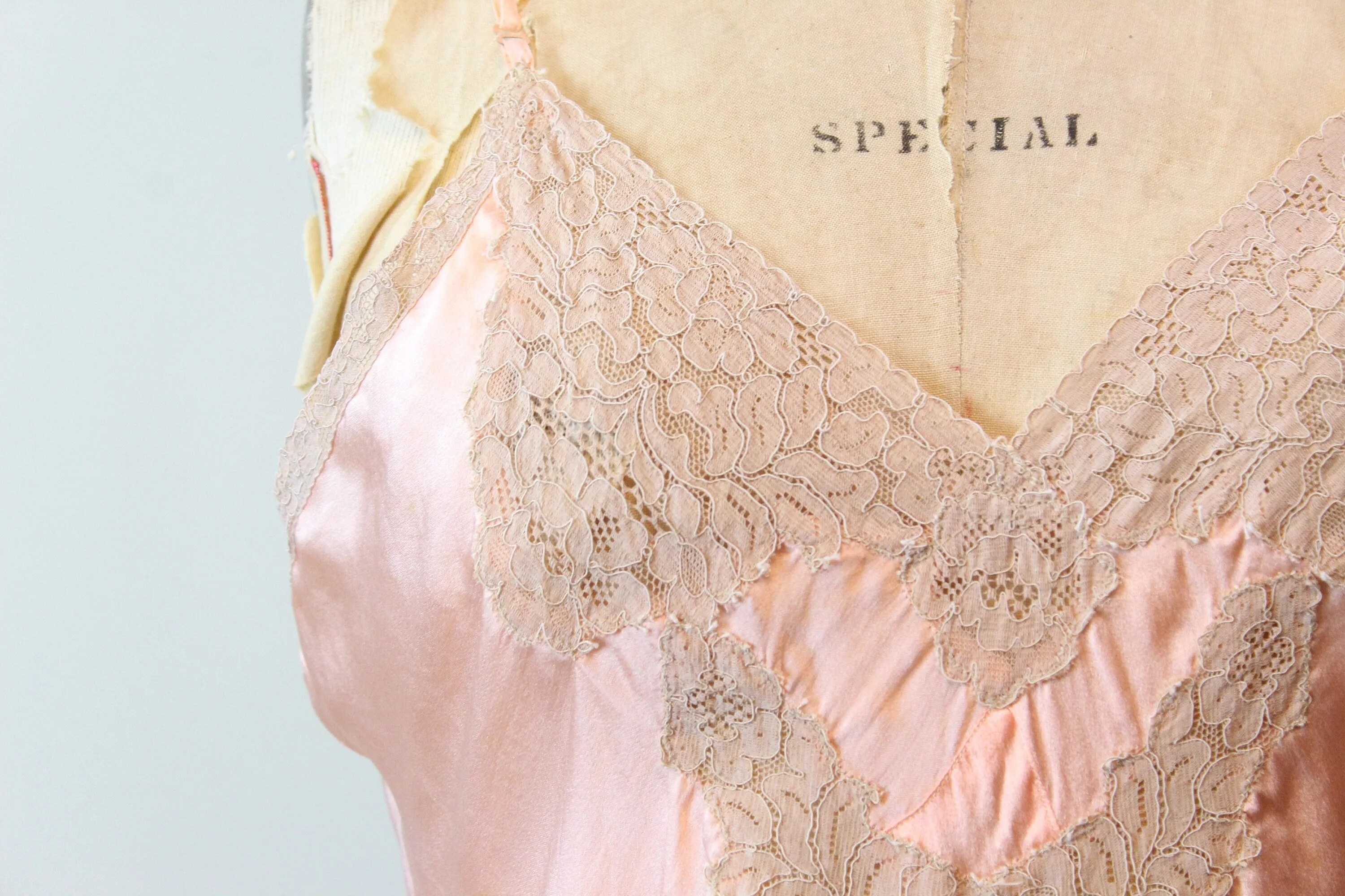 1930s LADY ESTER deadstock slip dress nightgown | new winter