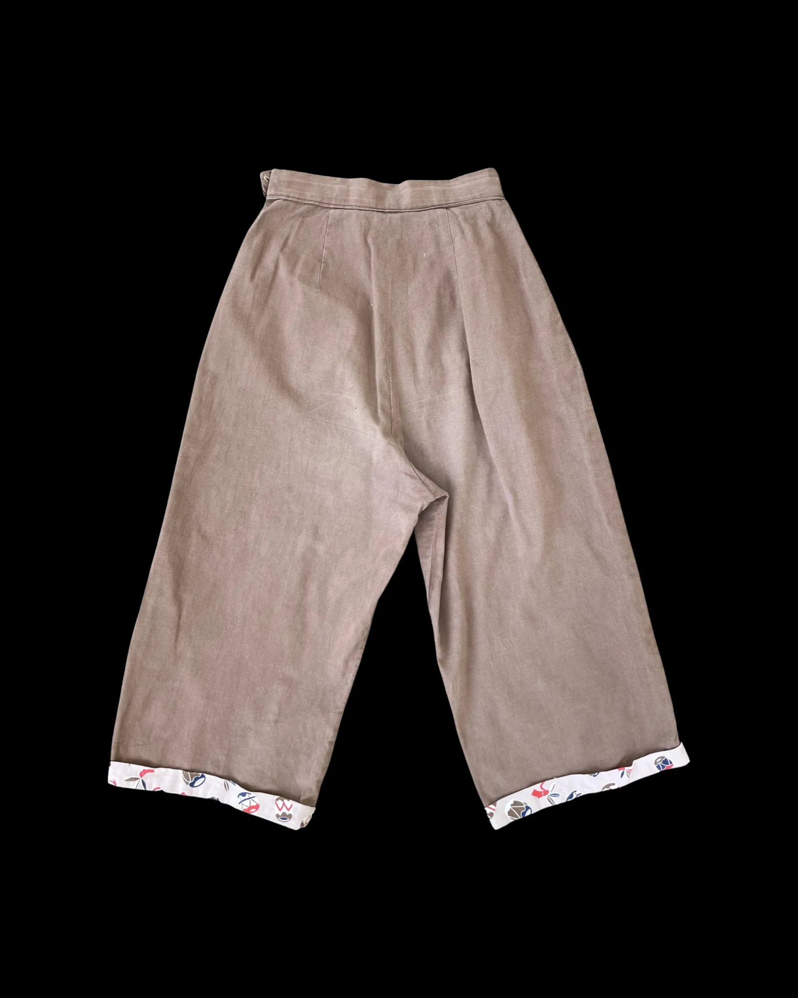 1940s/50s Cotton Clam Diggers