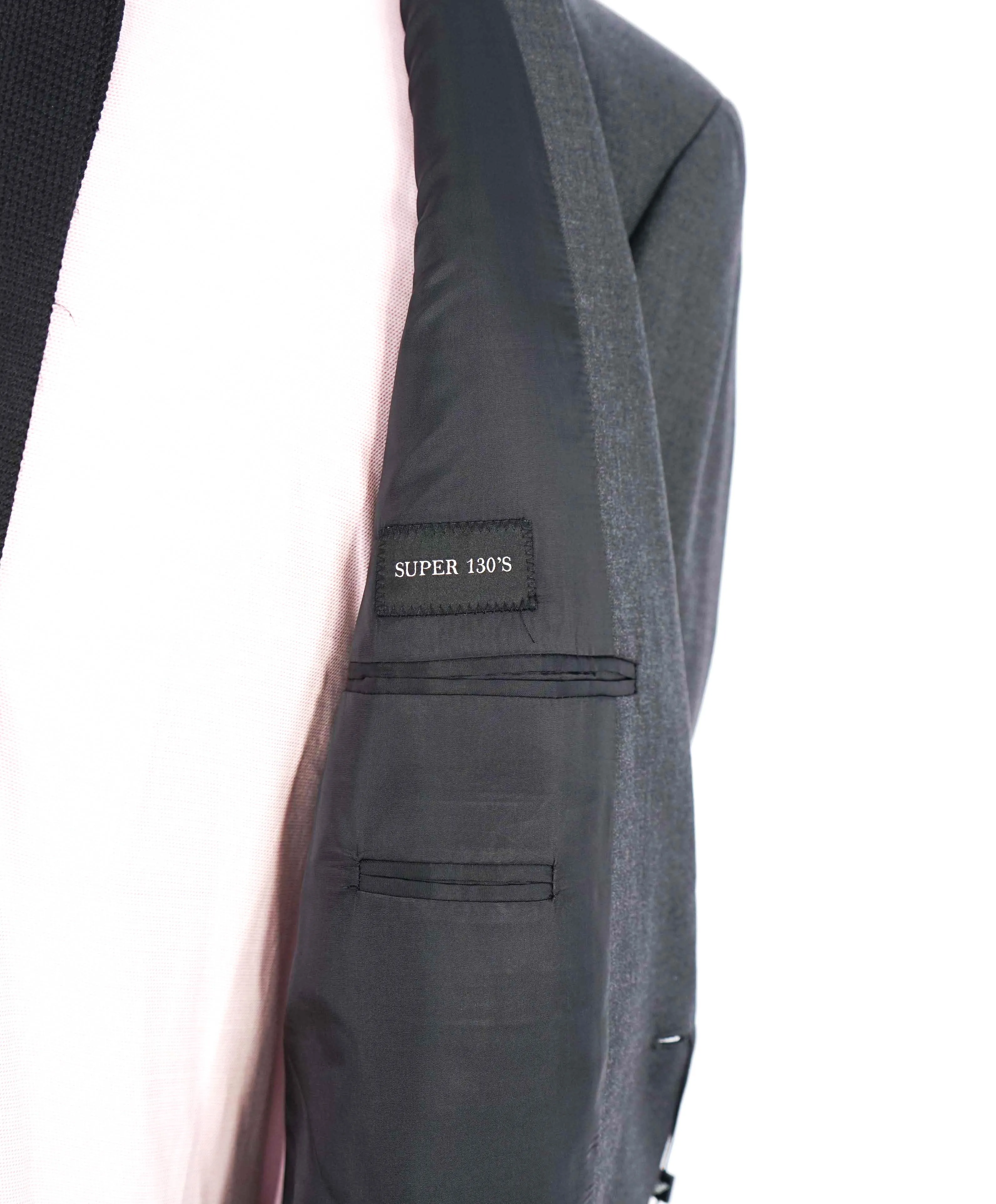 $1,995 EMPORIO ARMANI -Super 130's  “G LINE” Gray Suit - 42L