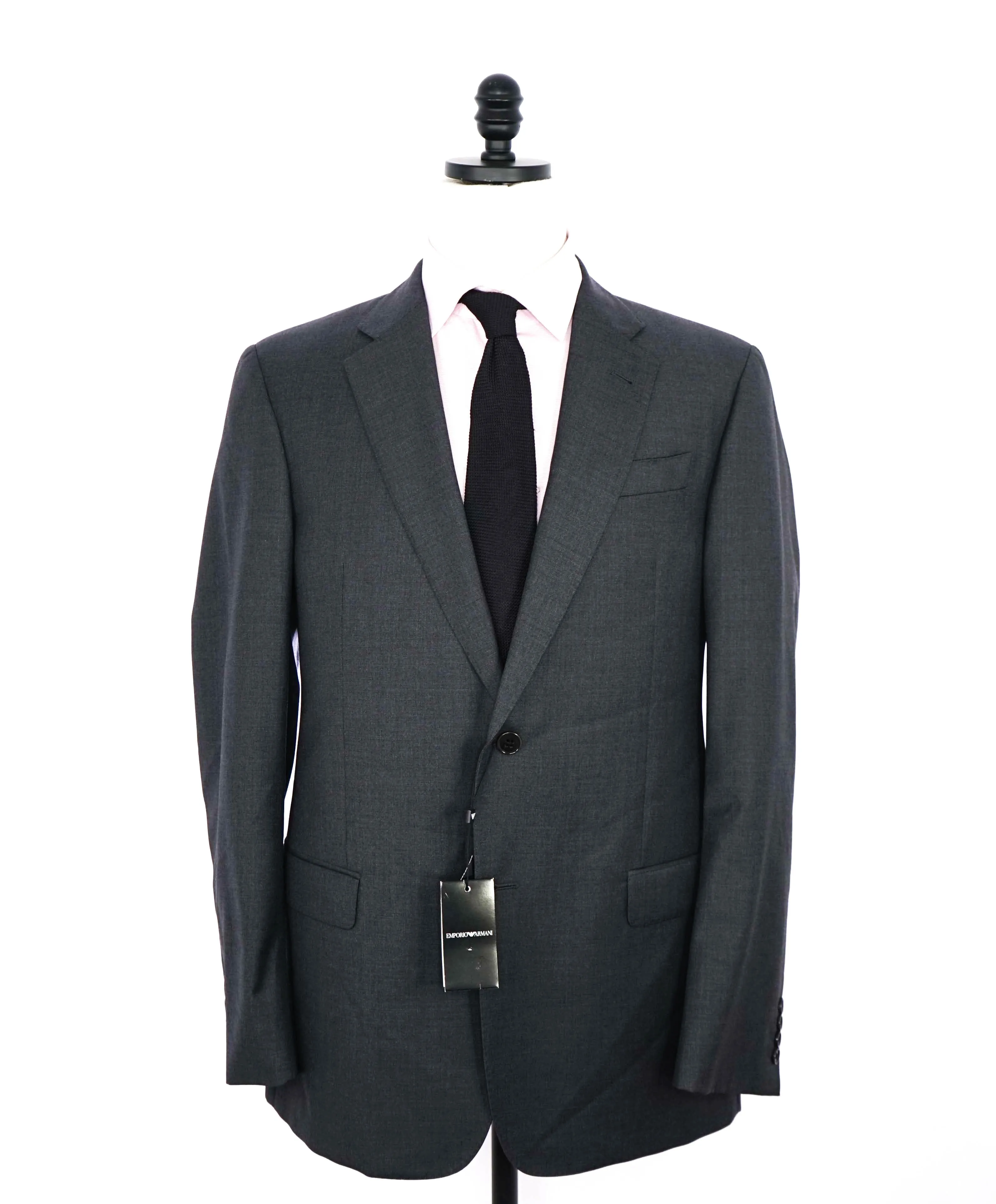 $1,995 EMPORIO ARMANI -Super 130's  “G LINE” Gray Suit - 42L