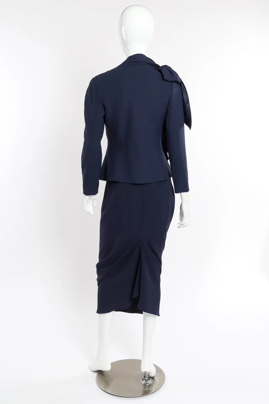 1999 S/S Draped Jacket and Skirt Set