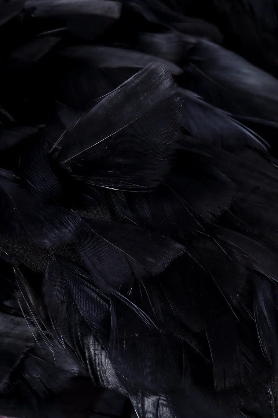 2009 F/W Little Black Feather Dress