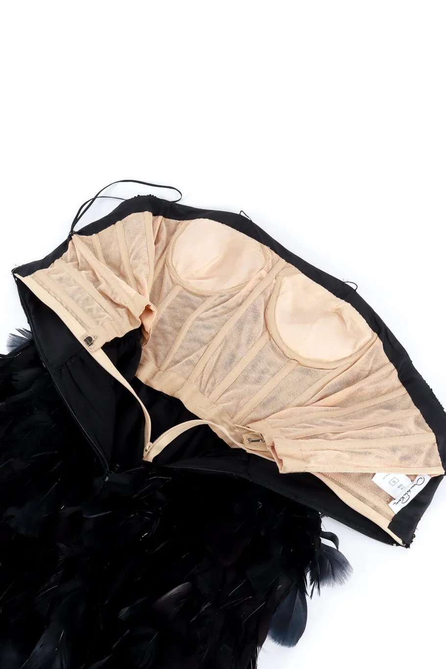 2009 F/W Little Black Feather Dress
