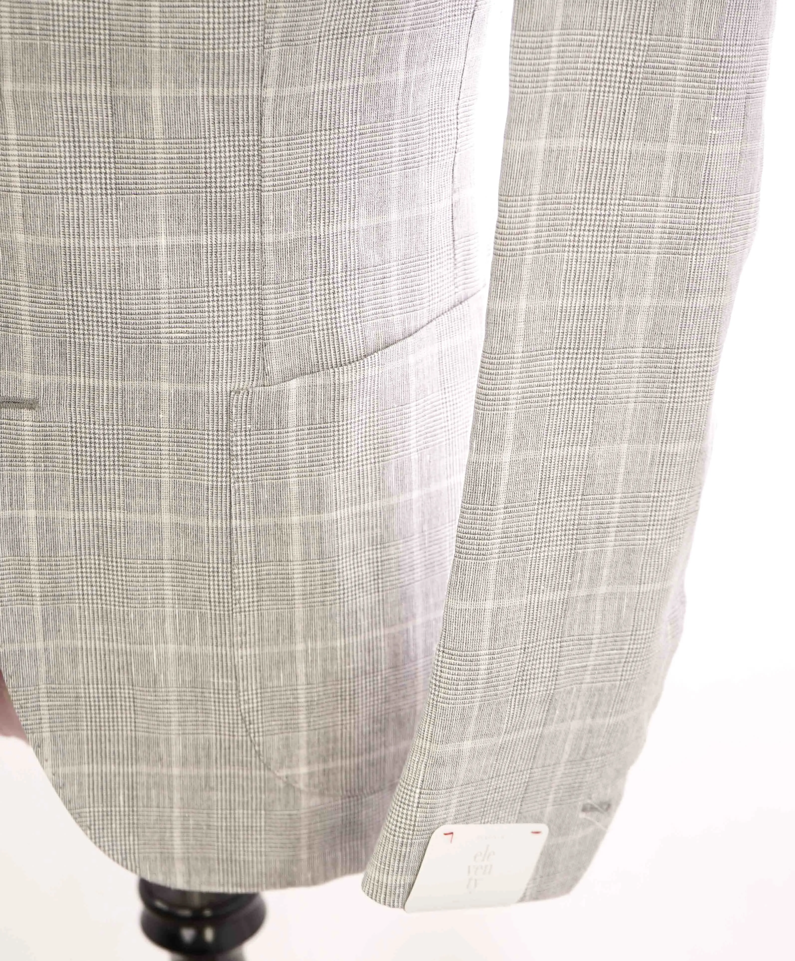 $2,195 ELEVENTY - "WOOL & LINEN" Gray Summer "JOGGER" Suit - 40 (50 EU)