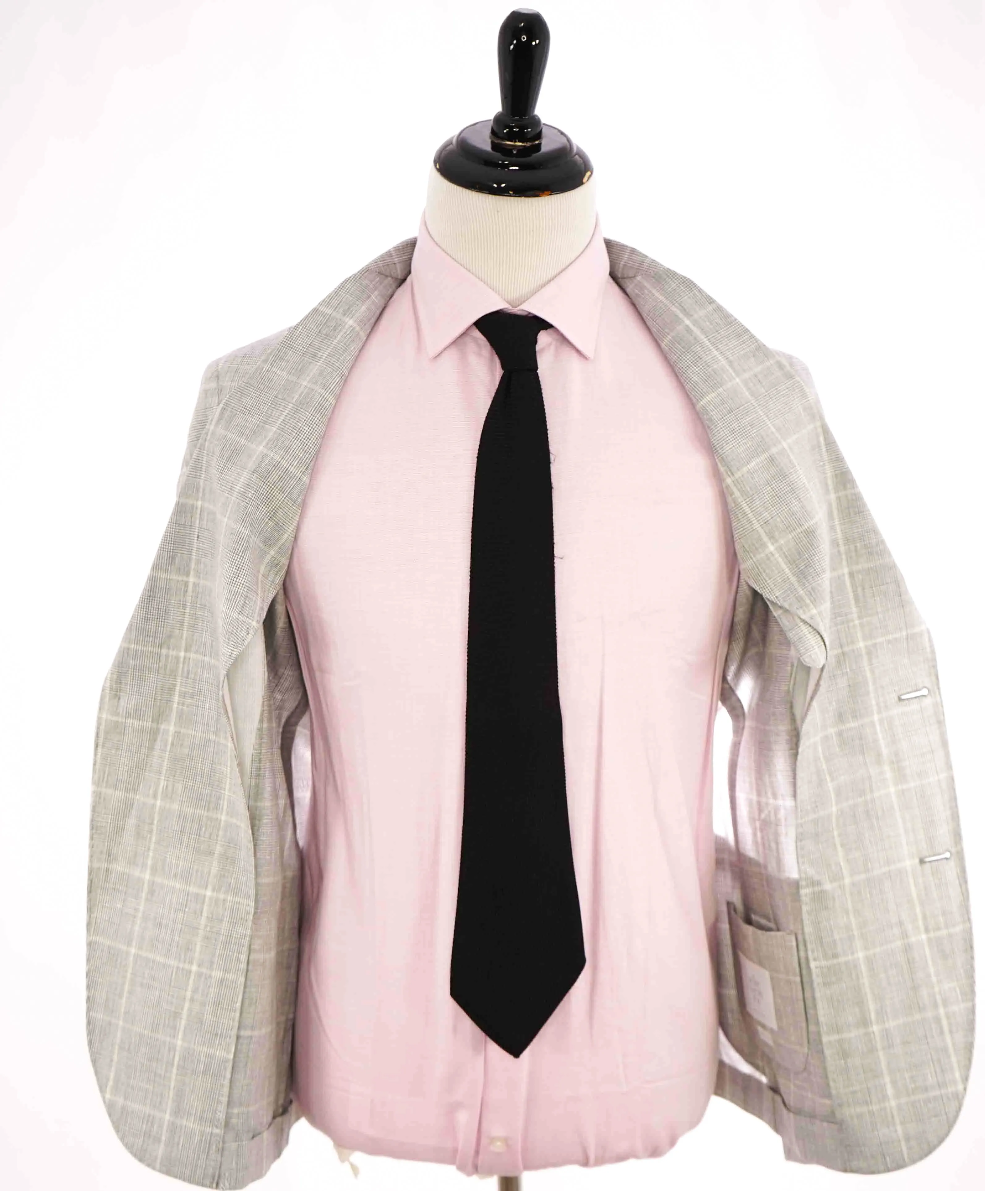 $2,195 ELEVENTY - "WOOL & LINEN" Gray Summer "JOGGER" Suit - 40 (50 EU)
