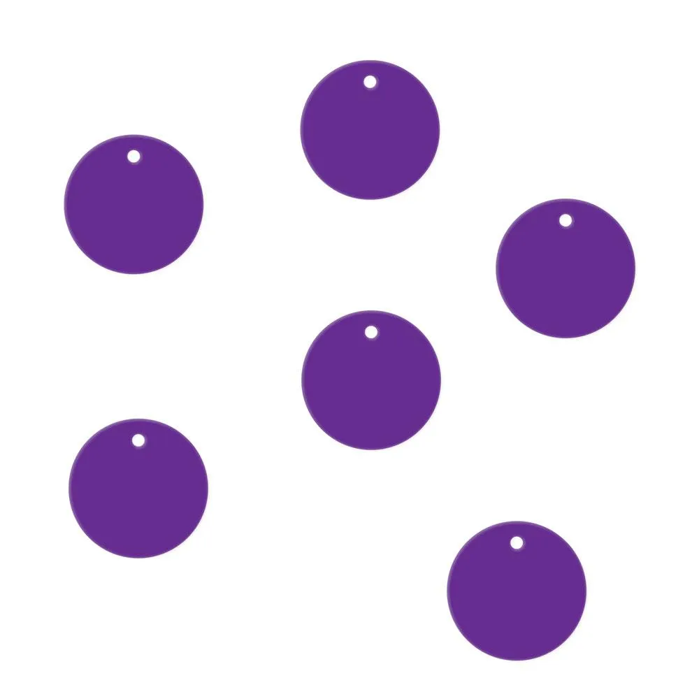 30, 40, 50 and 60mm Dot Circle Charms