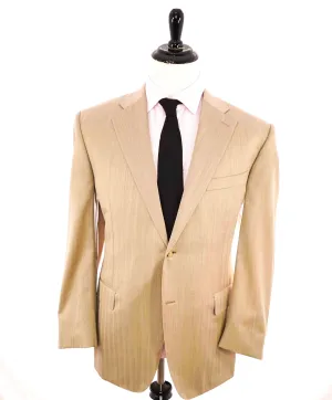 $3,000 *CANALI EXCLUSIVE* - PREMIUM Collection Super 150's Beige Suit  - 46R