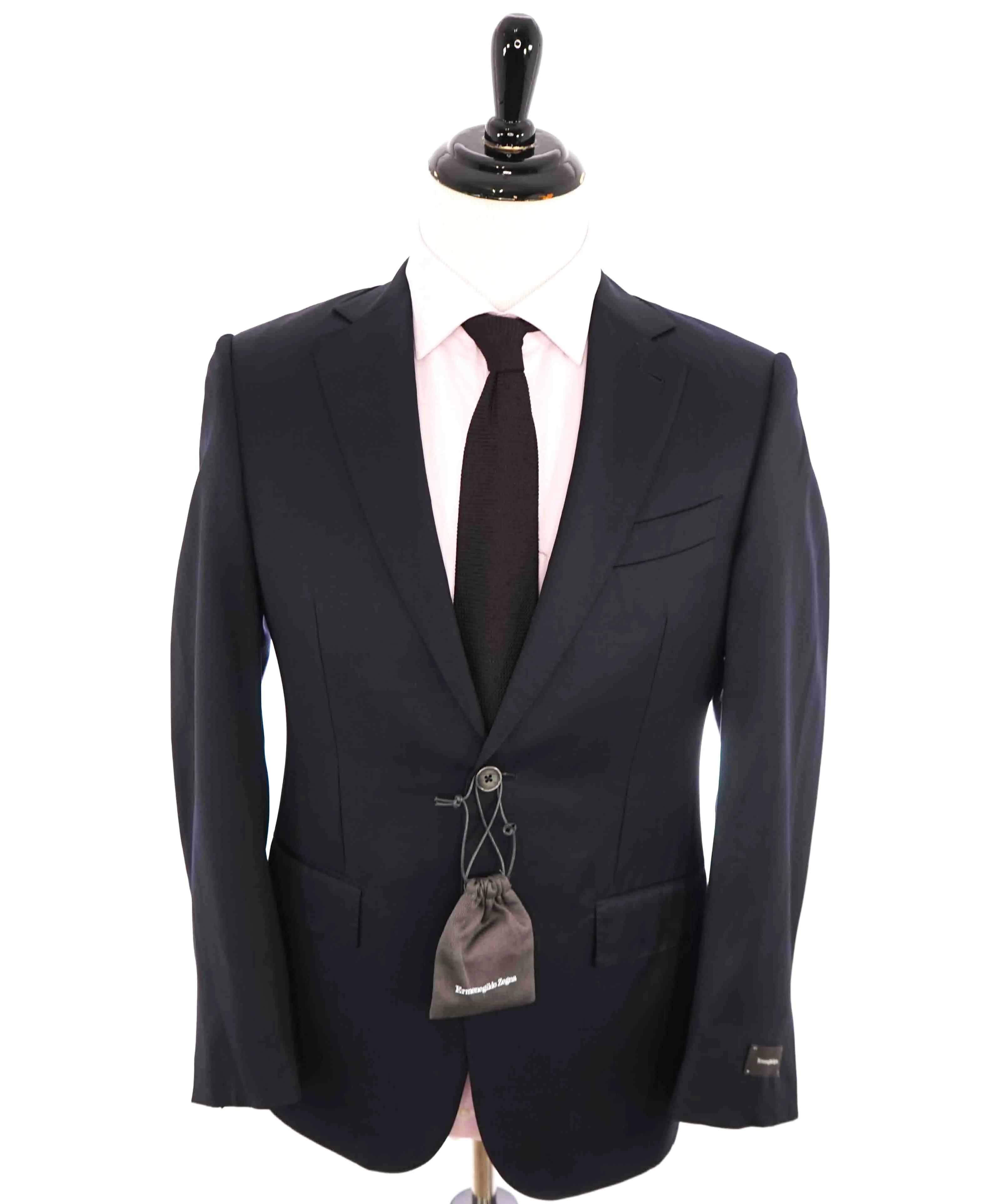 $3,250 ERMENEGILDO ZEGNA - "MICRONSPHERE" *Closet Staple* Navy Suit - 36S