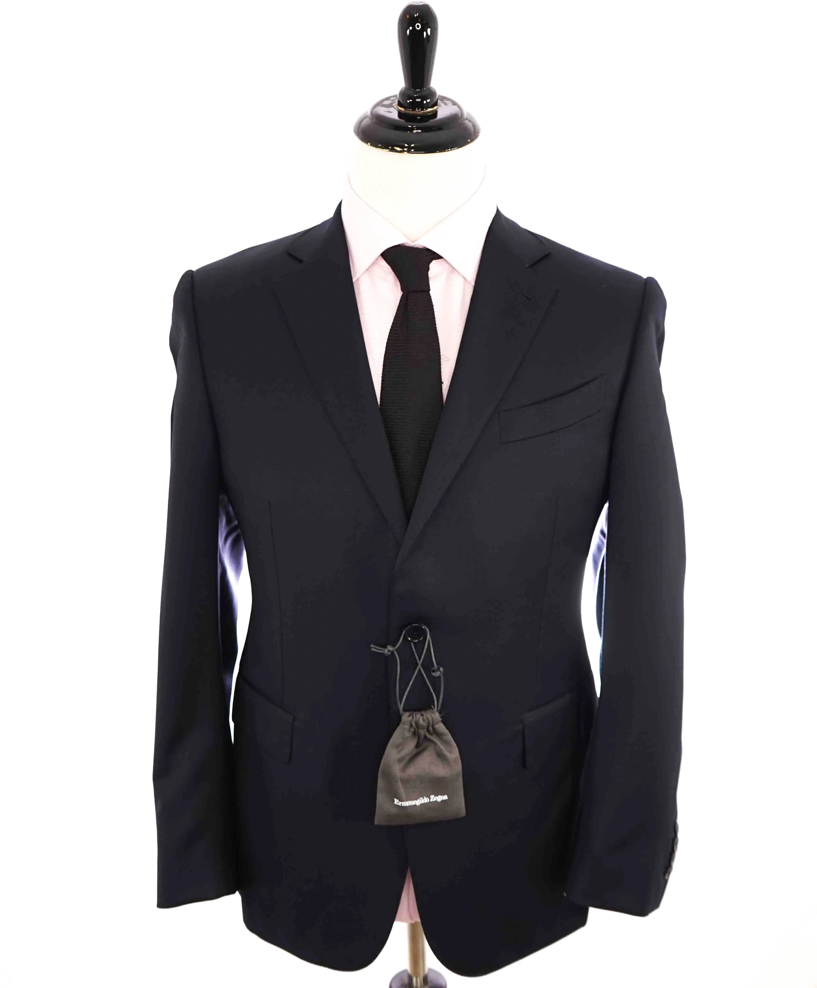 $3,250 ERMENEGILDO ZEGNA - "MICRONSPHERE" *Closet Staple* Navy Suit - 42S