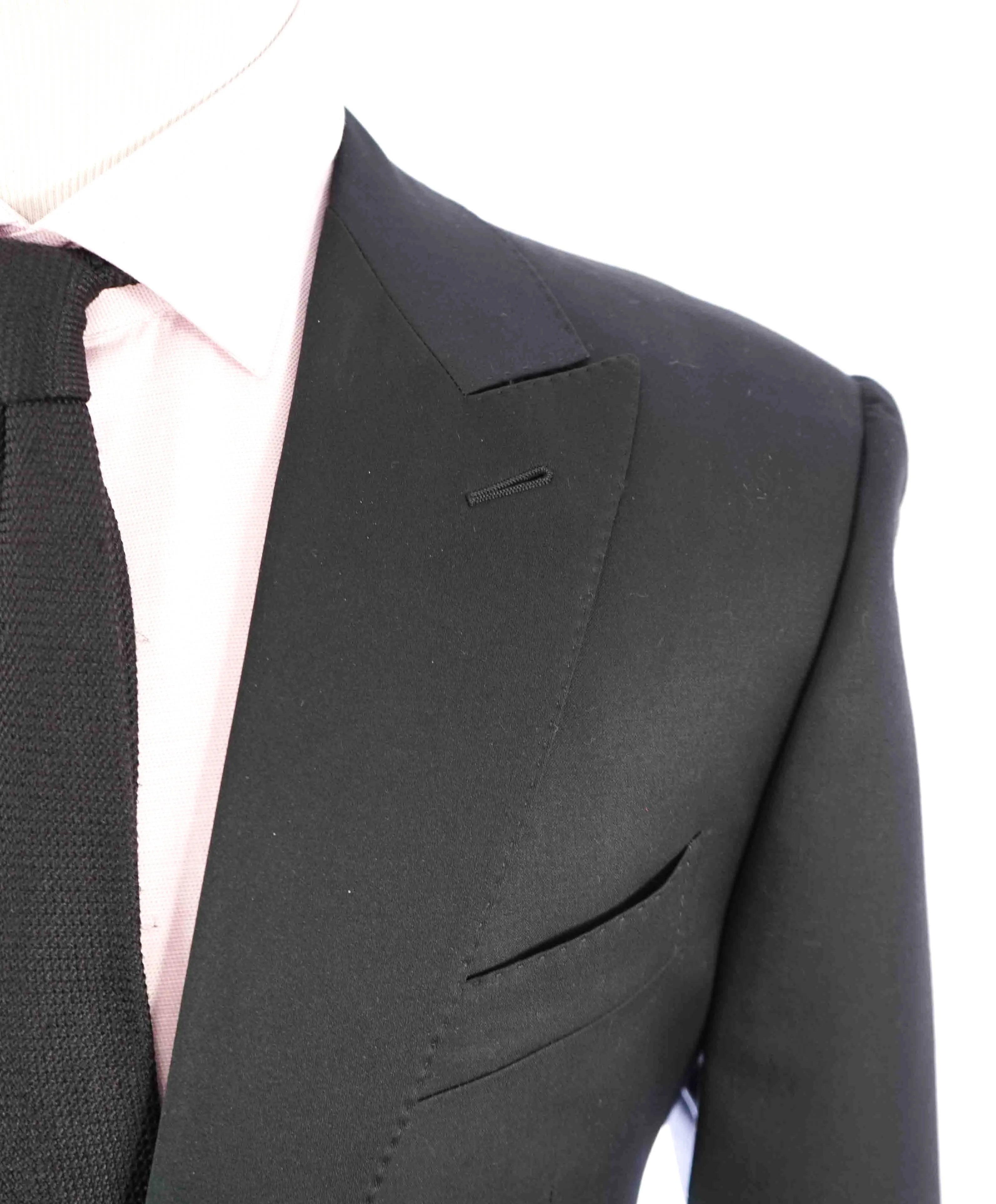 $3,995 ERMENEGILDO ZEGNA -"MICRONSPHERE MILA" PEAK LAPEL Tuxedo - 44R