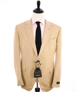 $3,995 ERMENEGILDO ZEGNA -"TROFEO" Wool/Linen Beige Suit - 48R