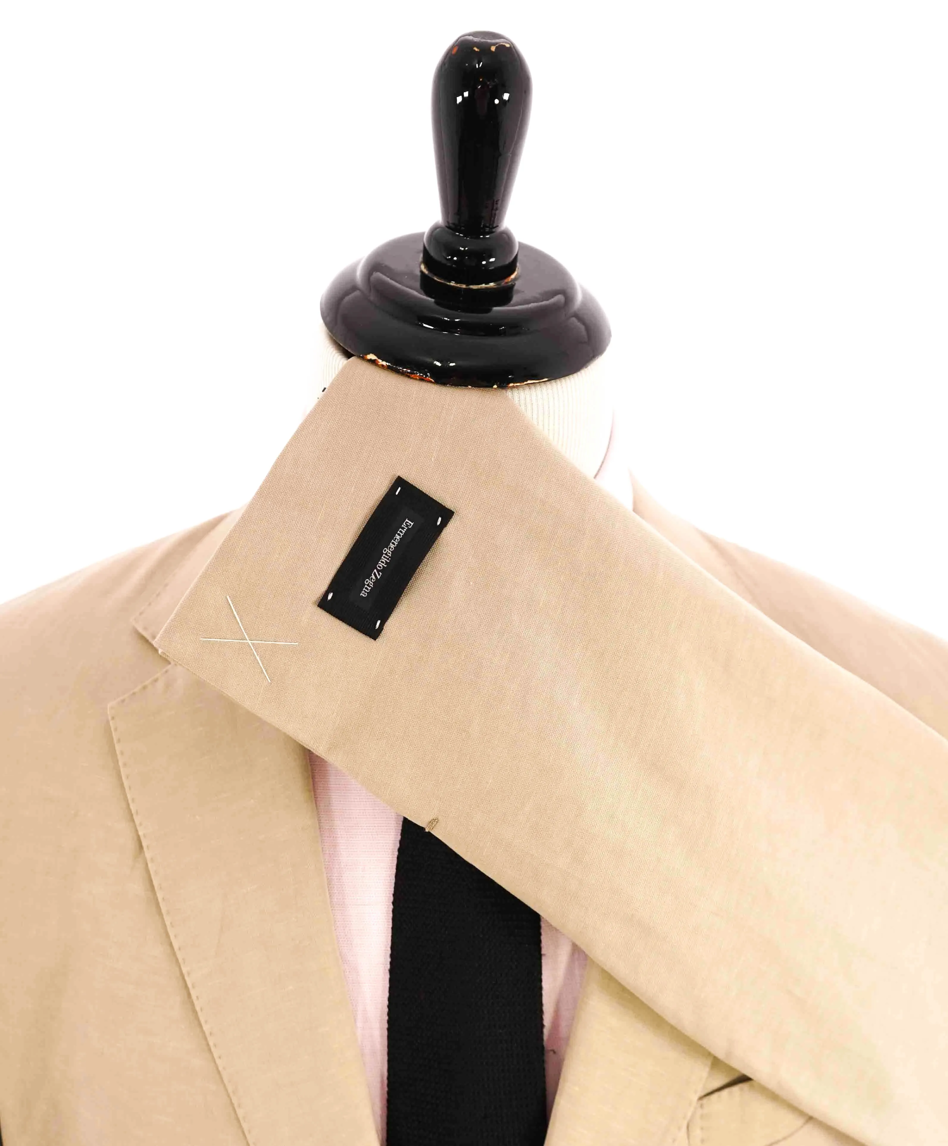 $3,995 ERMENEGILDO ZEGNA -"TROFEO" Wool/Linen Beige Suit - 48R