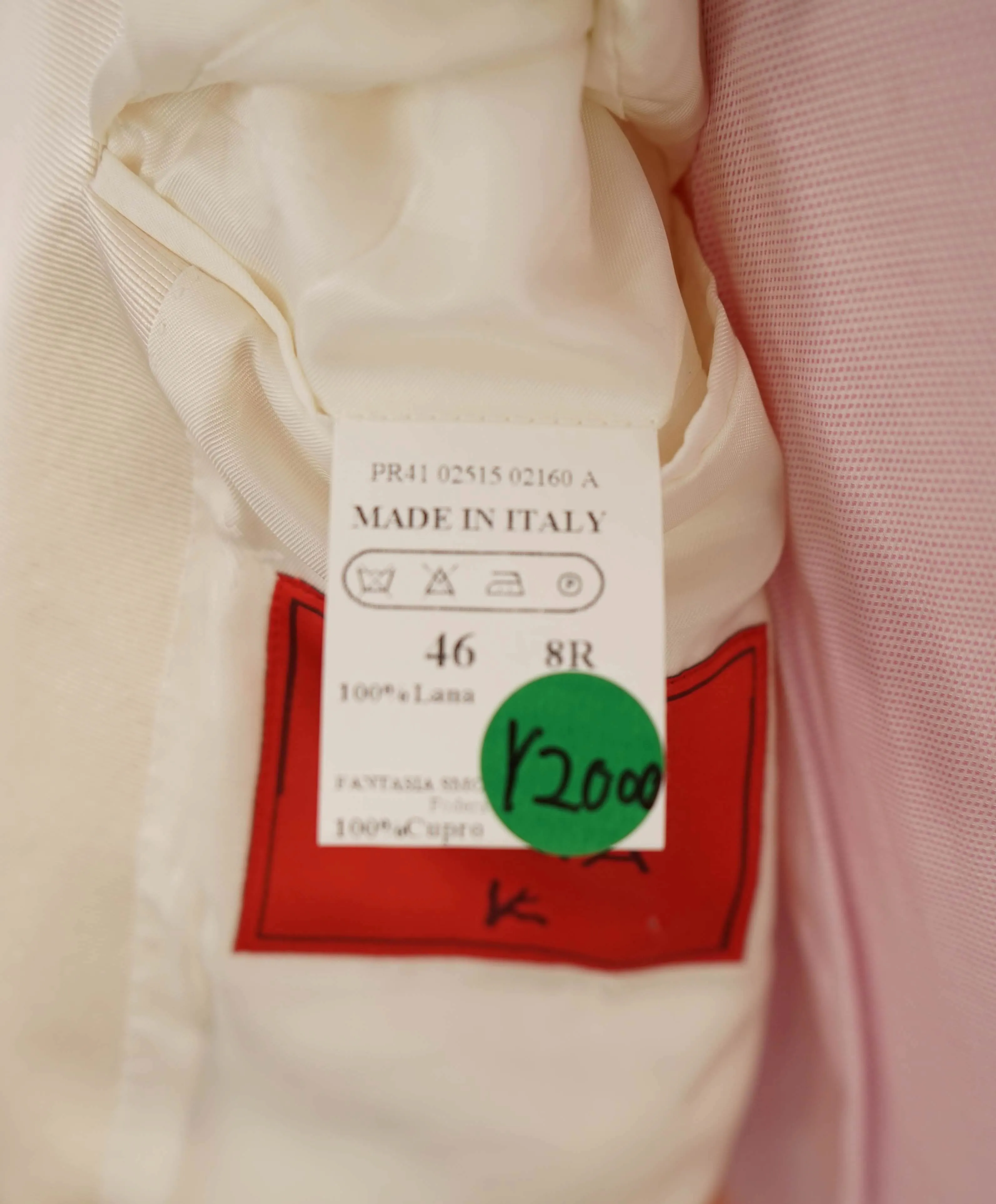 $4,500 ISAIA - Satin PEAK LAPEL Ivory Wool Tuxedo Dinner Jacket Blazer - 36R