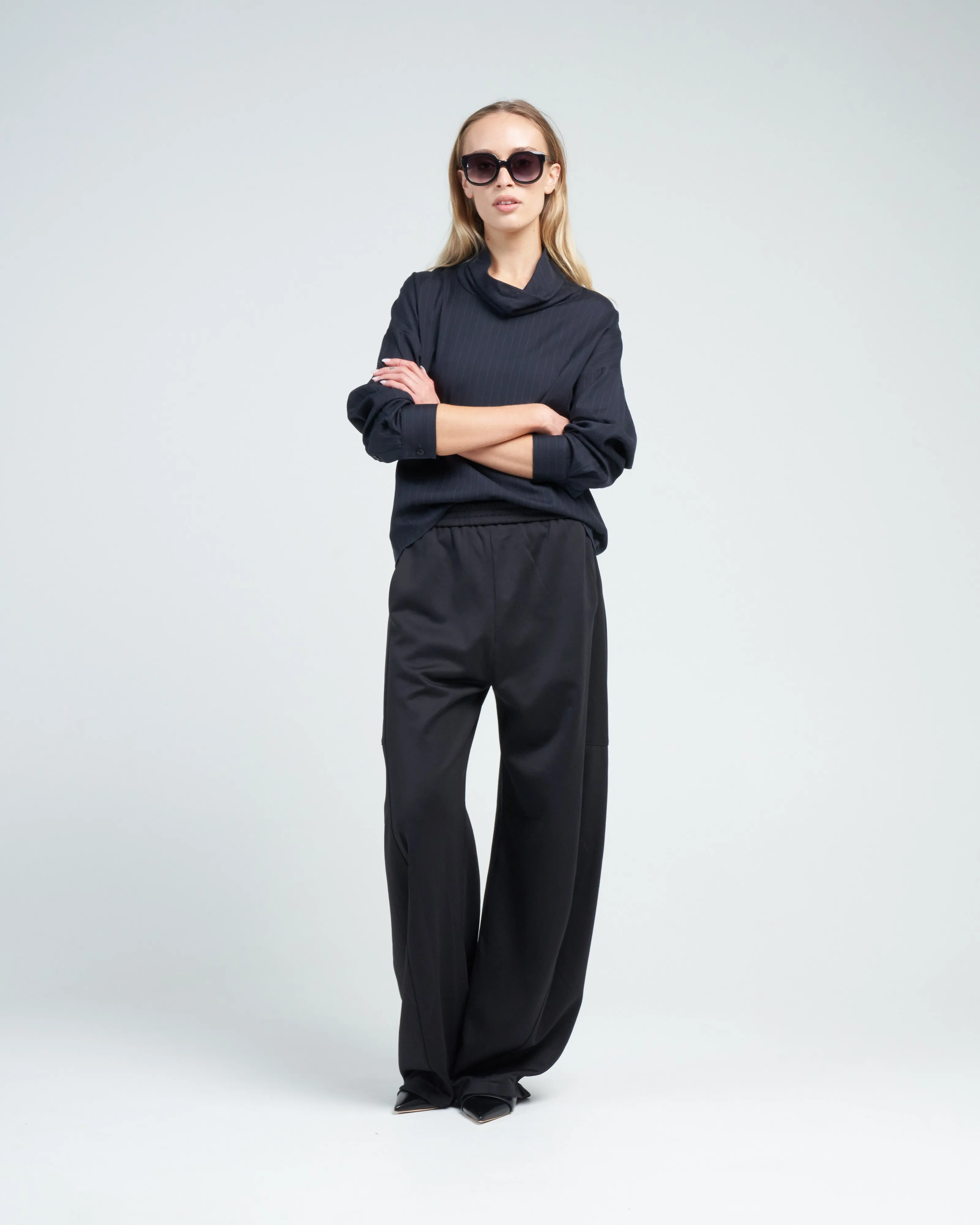 active knit winslow pant - black
