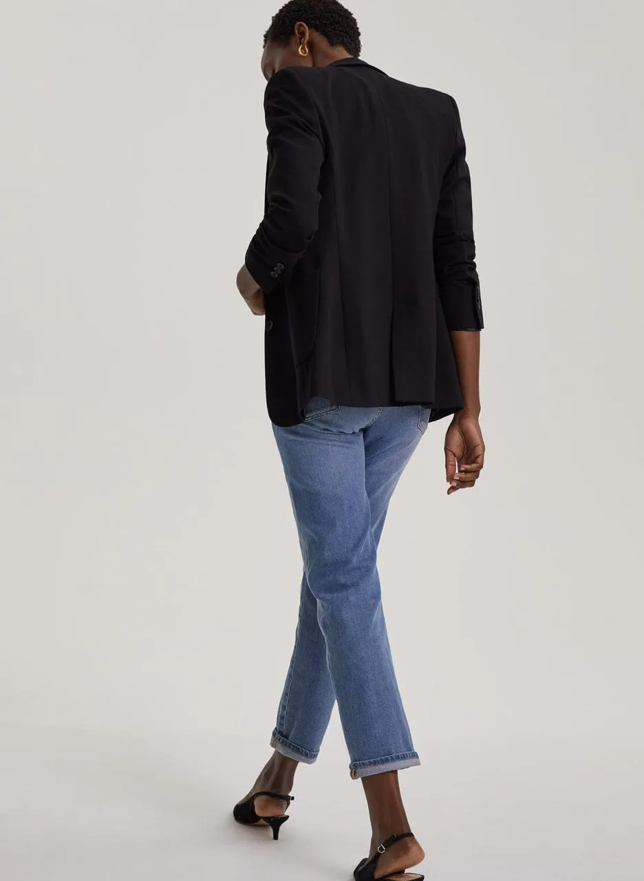 Alanis LENZING™ ECOVERO™ Tailored Blazer | Caviar Black