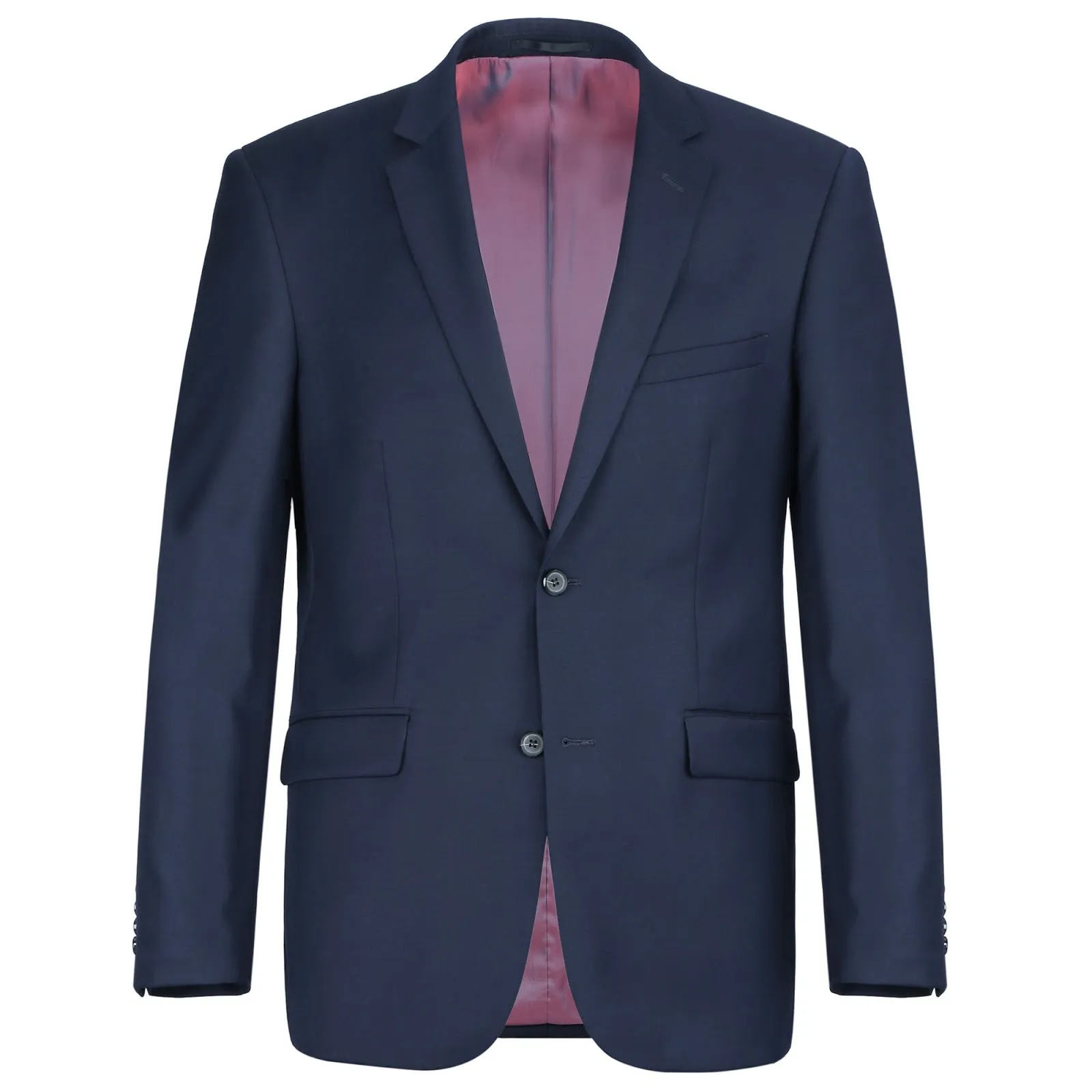 Alessandro Vitello by Renoir Navy 2-Piece Classic Fit Notch Lapel Wool Suit 508-19