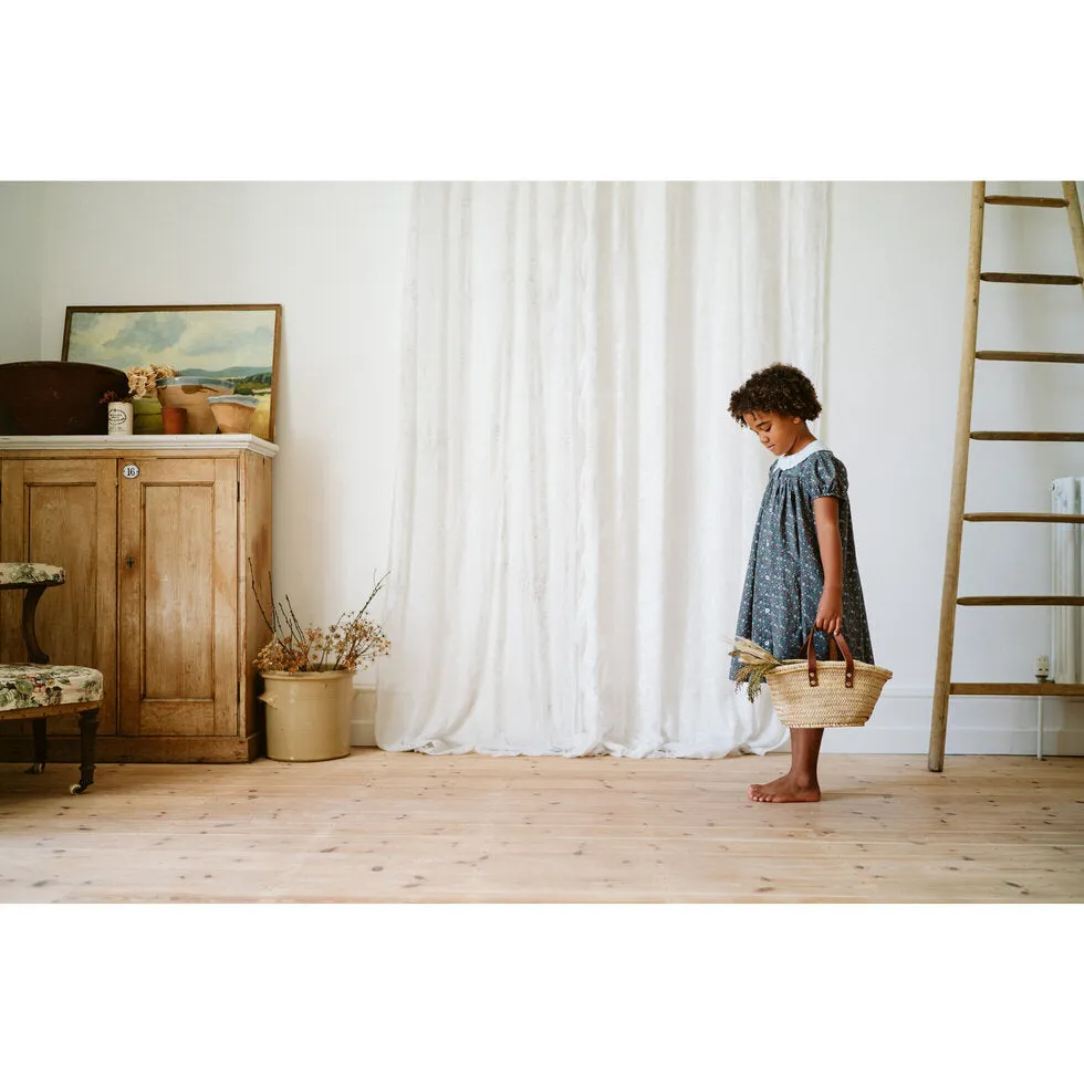 Alma dress-blue