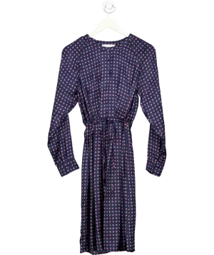 American Vintage Blue Gitaka Long Sleeve Dress UK M