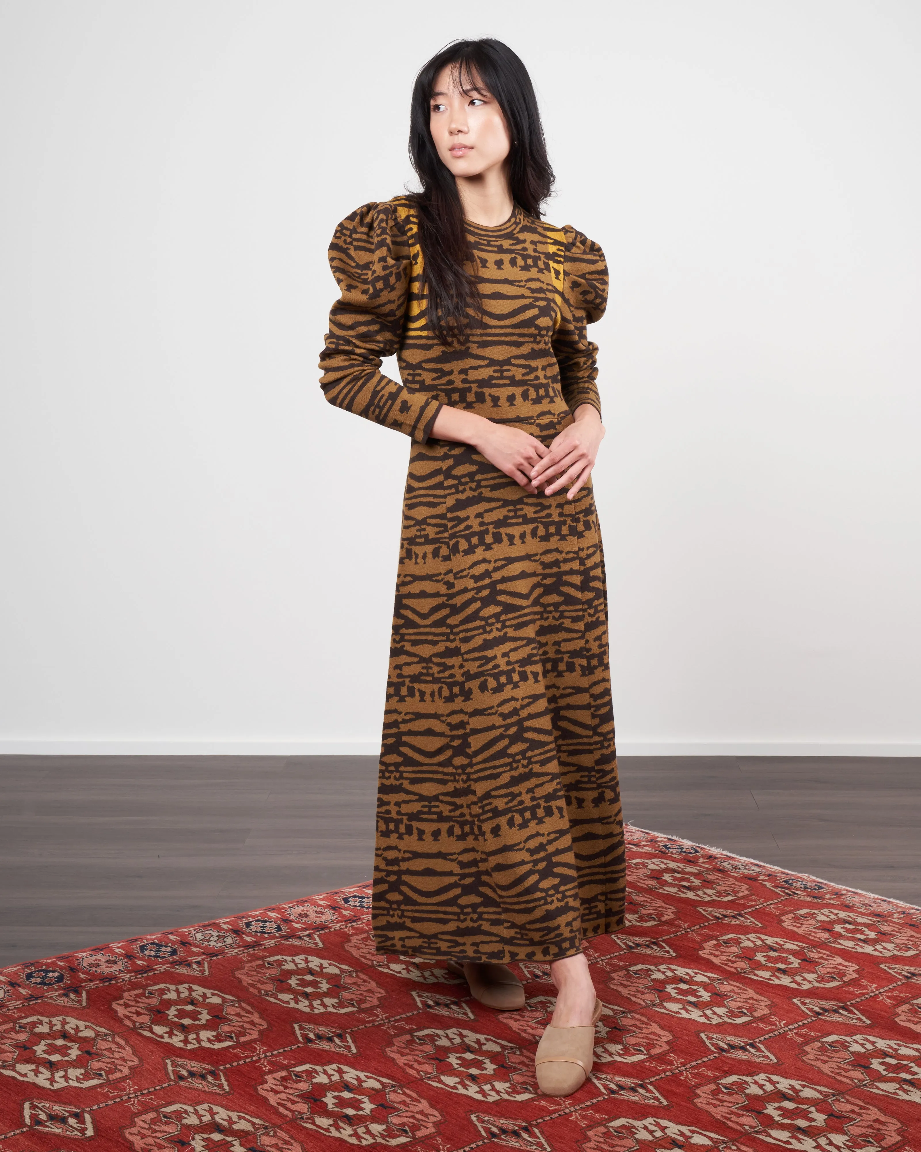 andromeda dress - desert jasper