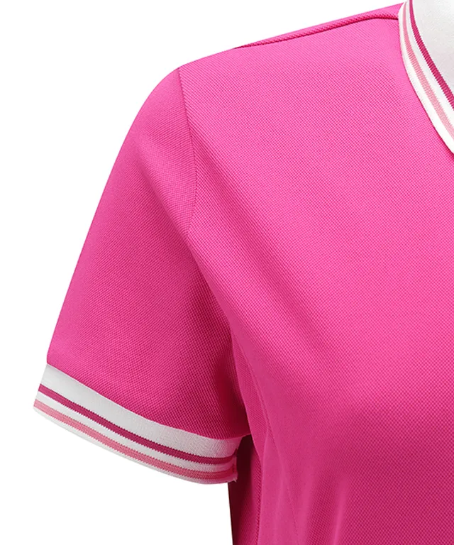 ANEW Golf: Women Pleated Skirt Pique Dress - Hot Pink