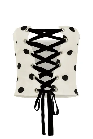 Angelica Top Polka Dot