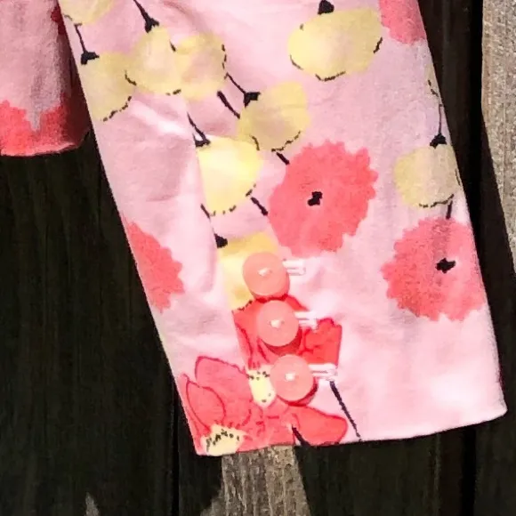 Apostrophe Stretch one button floral blazer size 4
