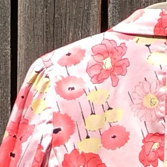 Apostrophe Stretch one button floral blazer size 4