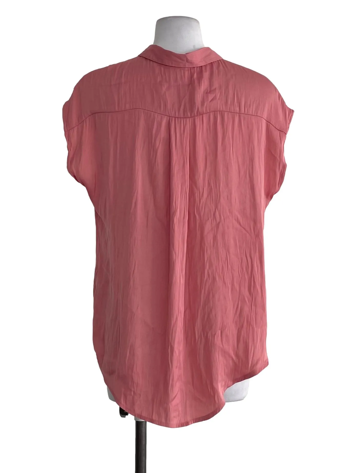 Apricot Pink Tunic Sleeveless Top