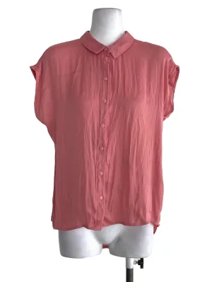 Apricot Pink Tunic Sleeveless Top