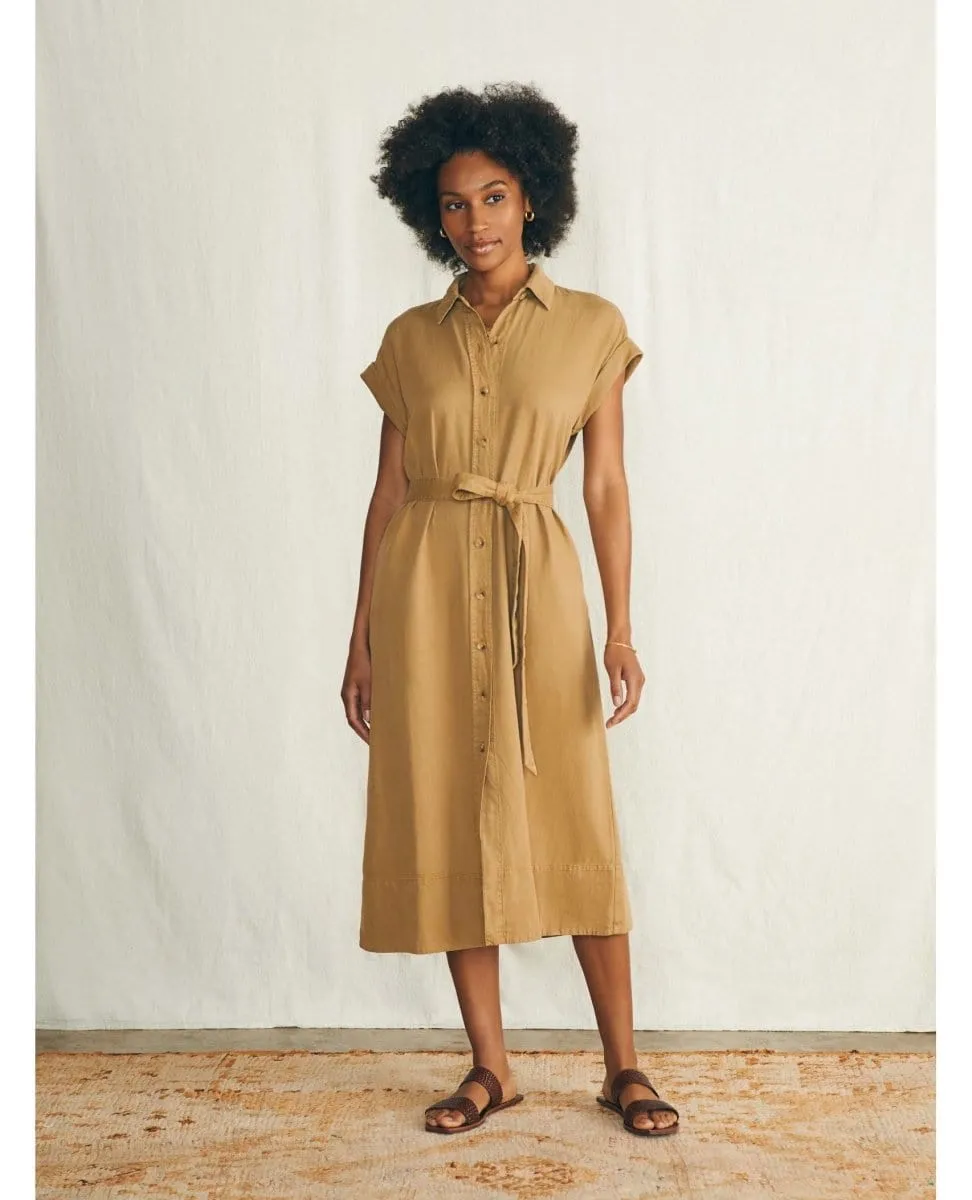 Arlie Shirtdress Short Sleeve Antique Bronze