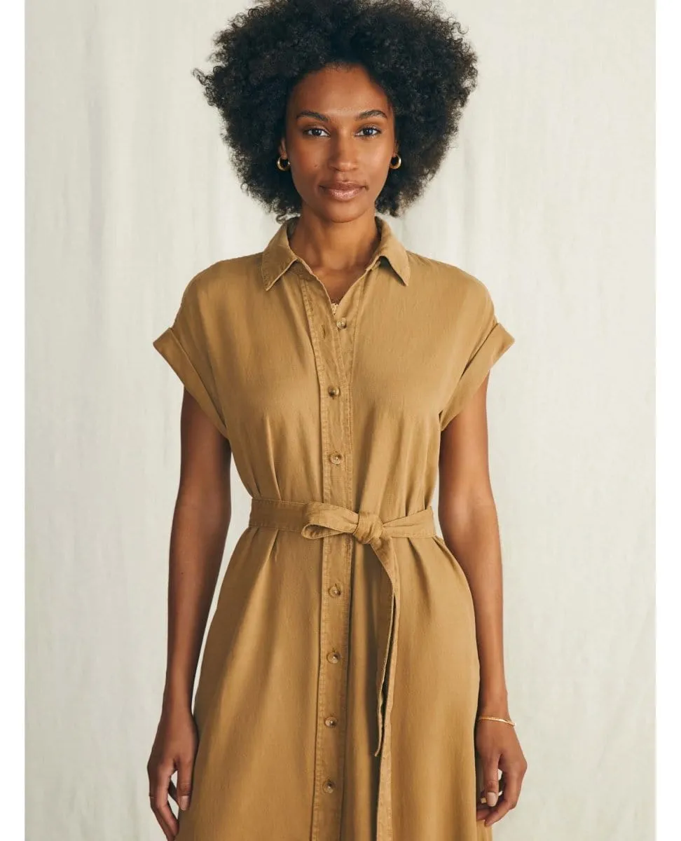 Arlie Shirtdress Short Sleeve Antique Bronze