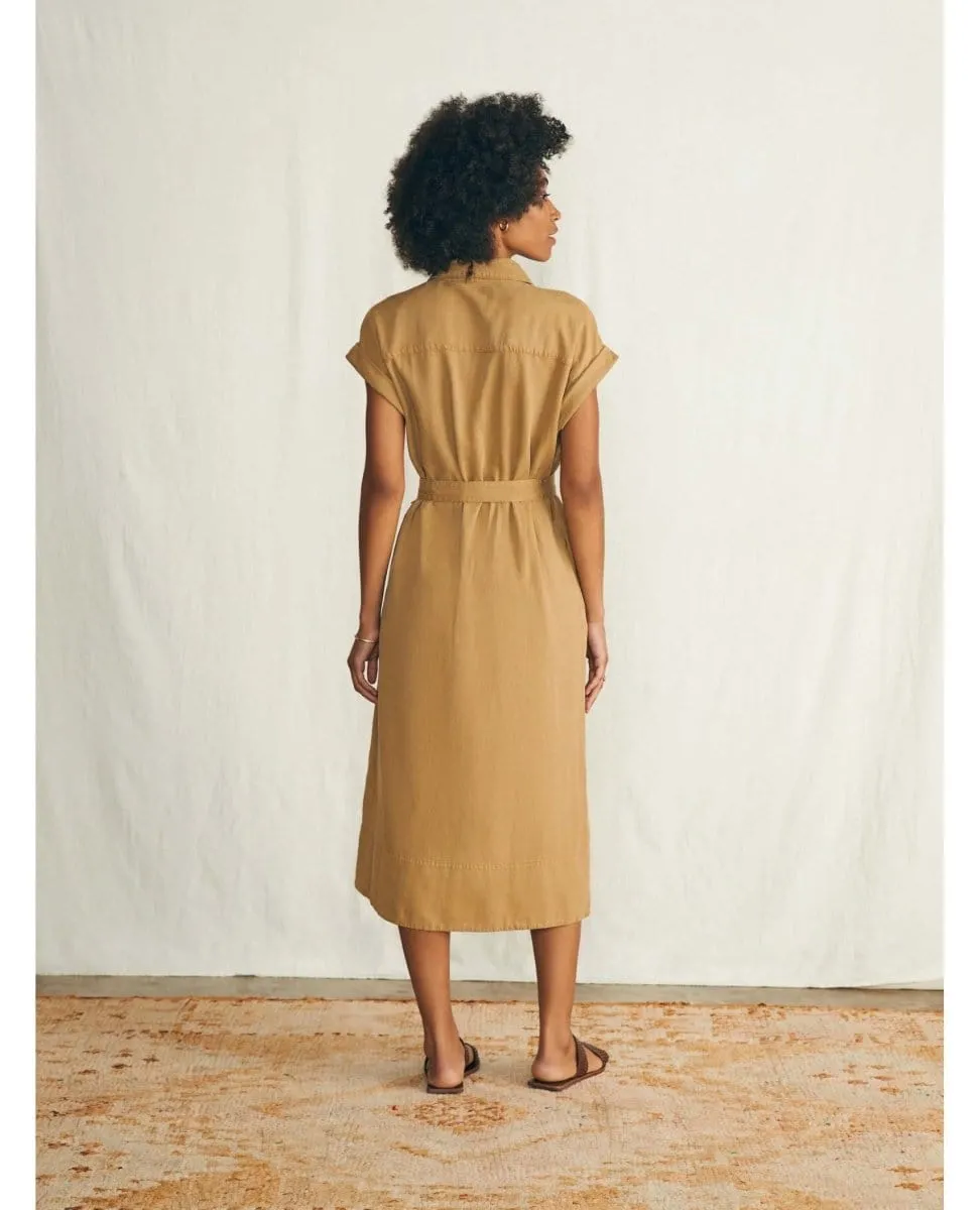 Arlie Shirtdress Short Sleeve Antique Bronze
