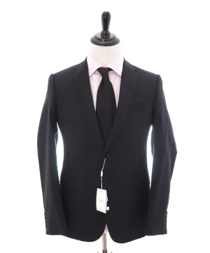 ARMANI COLLEZIONI -  "G Line" Modern Black Notch Lapel Suit - 40R