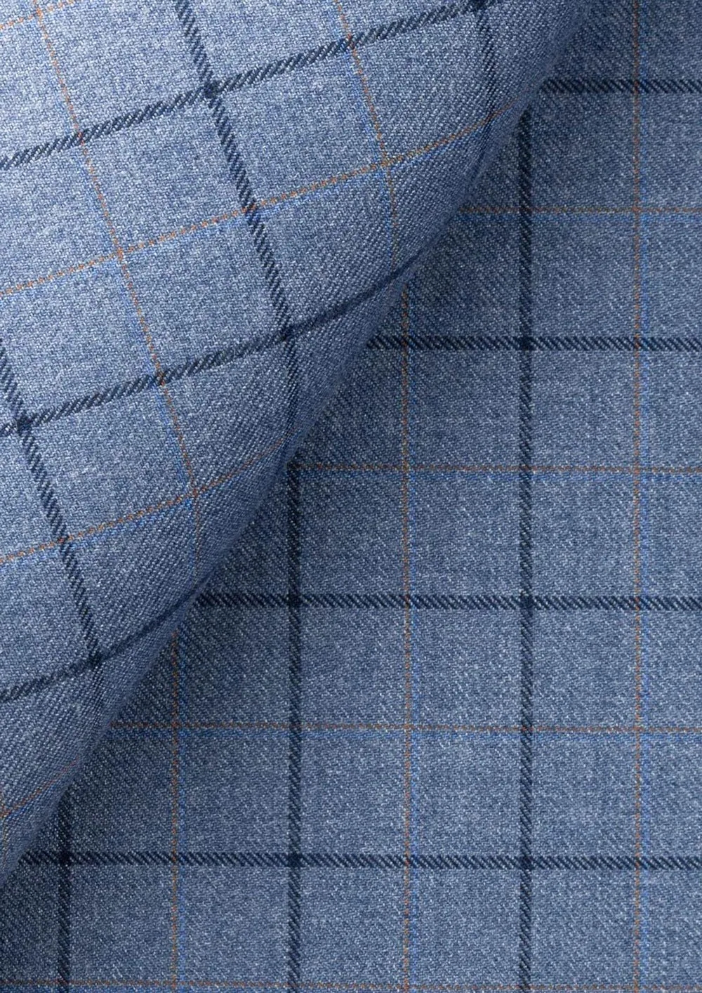Astor Carolina Blue Windowpane Suit