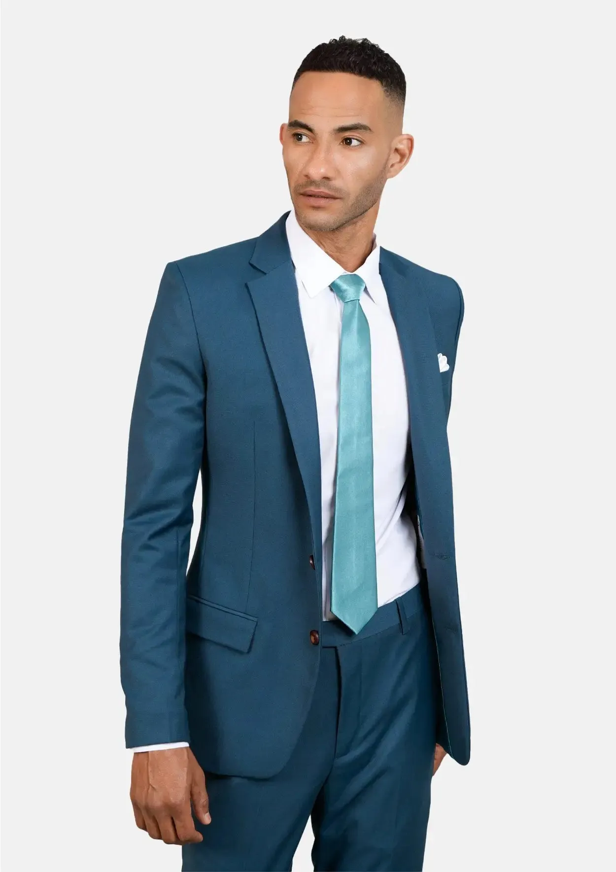 Astor Prussian Teal Twill Jacket