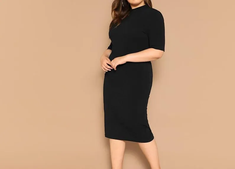 Back to Black Pencil Dress