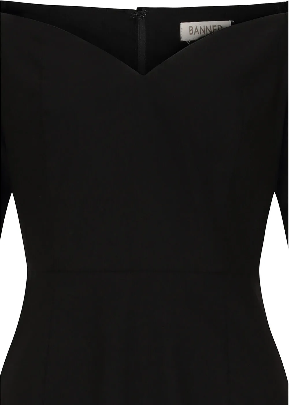 Banned Amalia 50's Pencil Dress Black