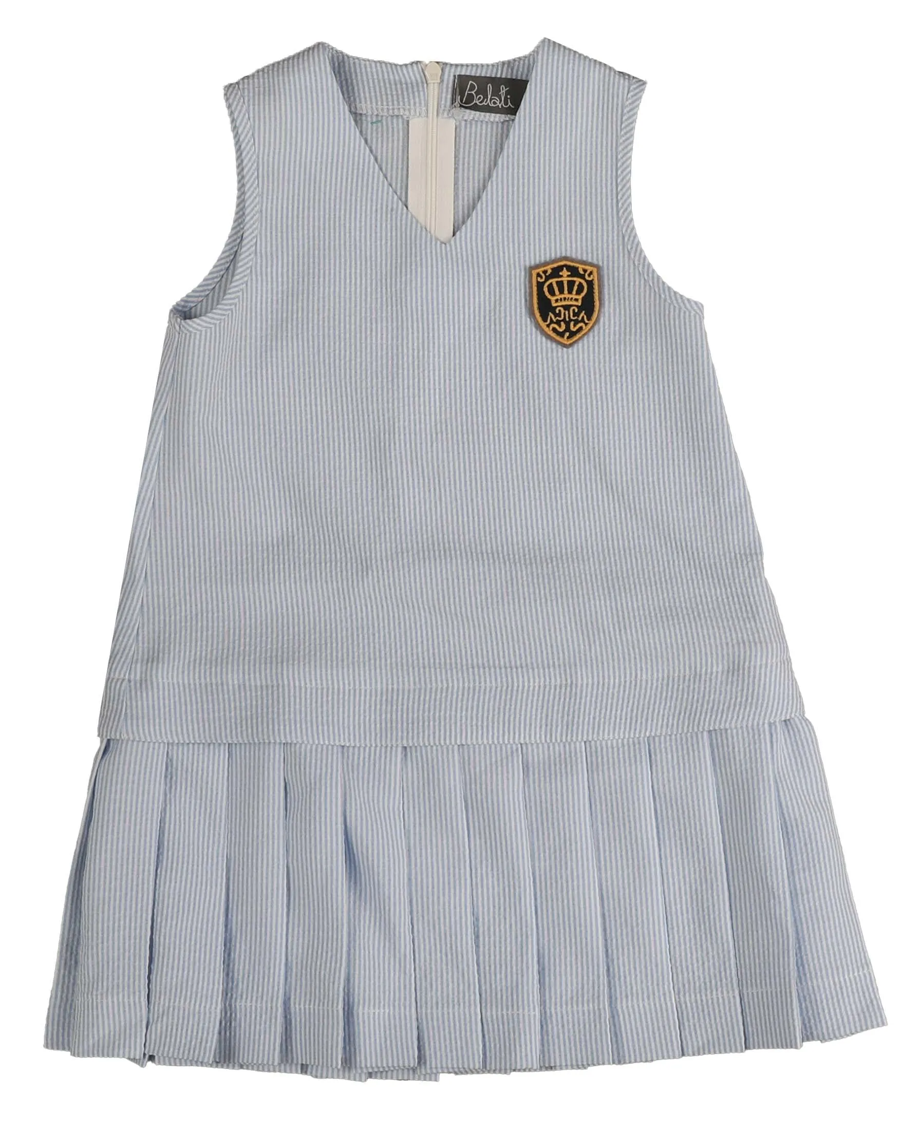 Belati Seersucker Pleated Jumper