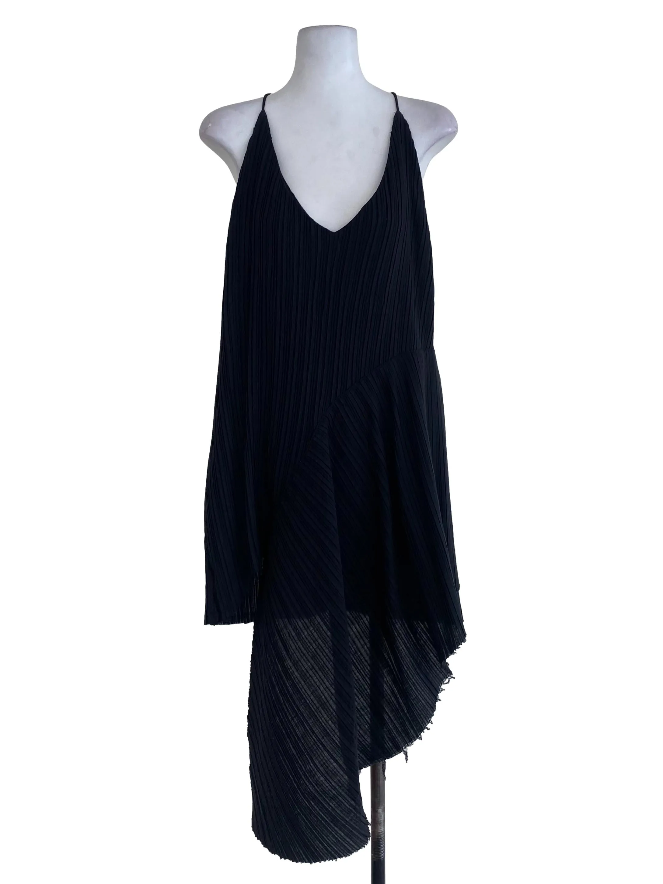Black Pleated Dress