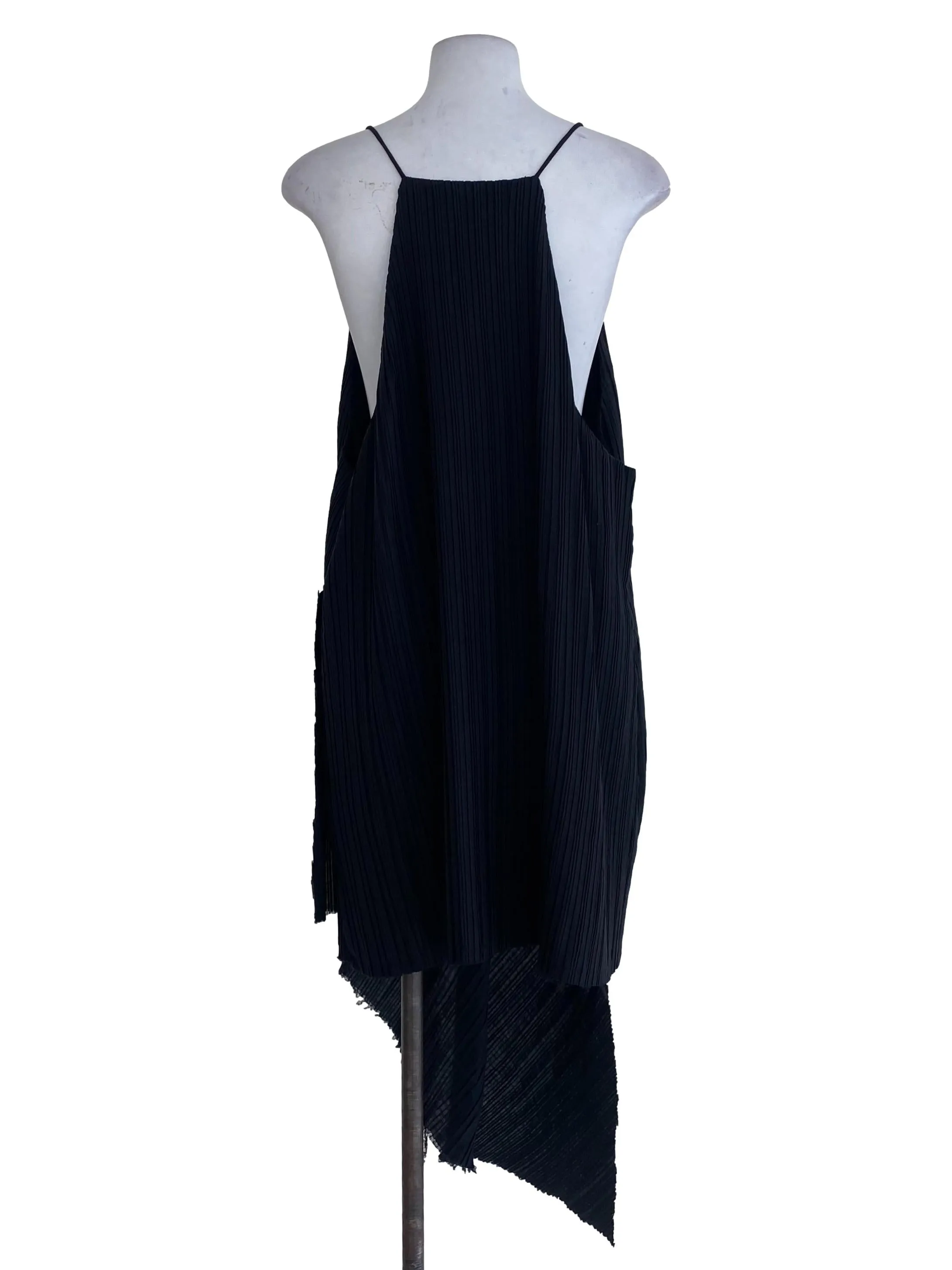 Black Pleated Dress
